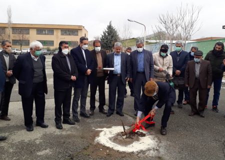 کلنگ ساخت کارگاه هنرستان خیرساز در البرز به زمین زده شد