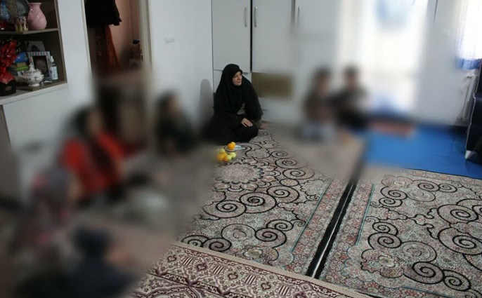 دیدار مدیرکل بهزیستی استان البرز با خانواده ای با چهار عضو دارای معلولیت
