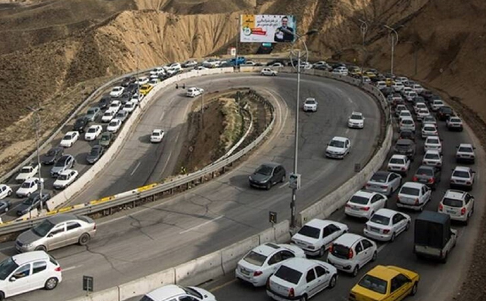 رصد هوایی برای نظارت بر ترافیک جاده های البرز فعال شد