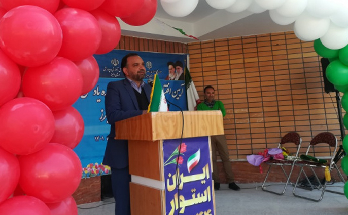 افتتاح دبیرستان زنده یاد علی اصغر باقری اصل در نظرآباد