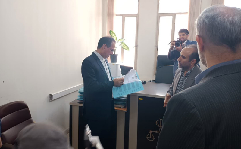 بازدید رئیس سازمان بازرسی کل کشور از دادگستری ساوجبلاغ