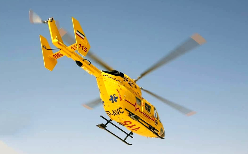 روز پرکار اورژانس هوایی استان البرز/ چهار بیمار به مراکز درمانی منتقل شدند