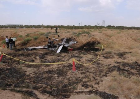 سقوط مرگبار یک فروند هواپیمای آموزشی در فرودگاه پیام