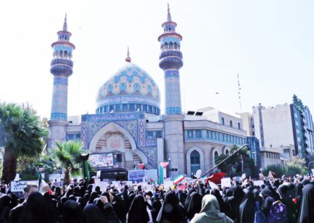 تجمع کرجی ها در اعتراض به جنایت رژیم صهیونیستی در غزه