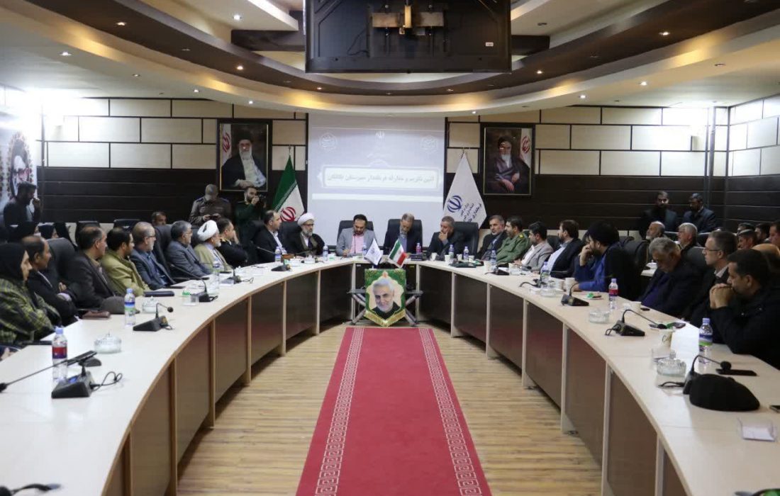 آئین تکریم و معارفه فرماندار طالقان برگزار شد