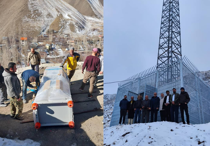 راهاندازی سایت همراه اول روستای وامکوه ساوجبلاغ