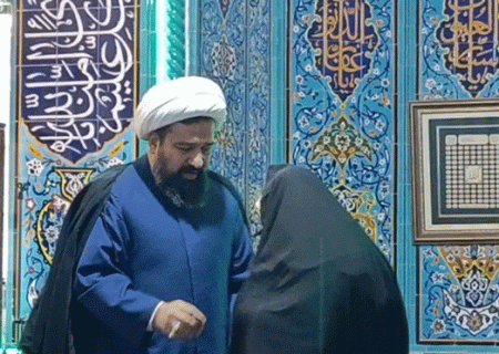 محجبه شدن ۱۰ دختر در جشن نیمه شعبان در چهارباغ