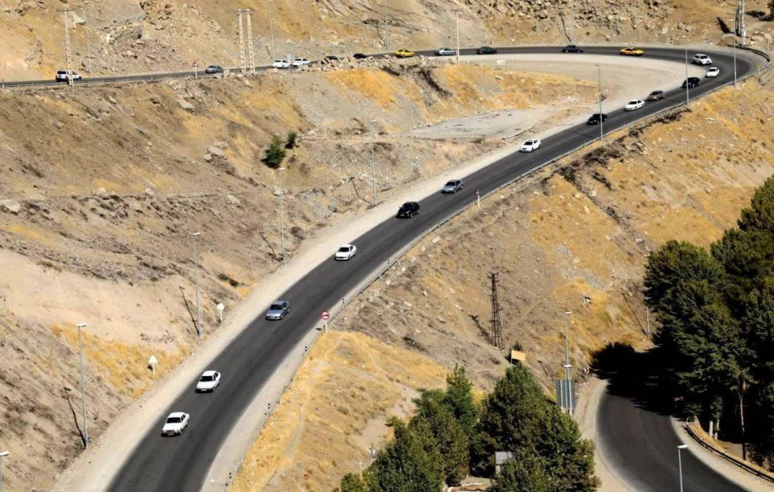 مسدودی قطعه دوم آزادراه تهران – شمال از ۱۱ تا ۱۵ شهریور