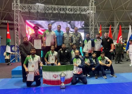 درخشش تیم ملی کشتی پایوران نیروهای مسلح ایران در جام وزارت دفاع روسیه