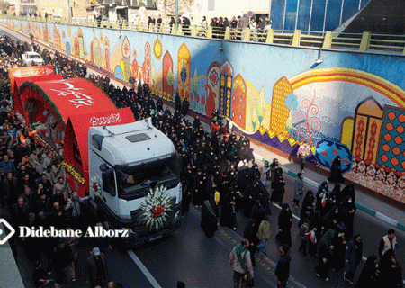 تشییع ستارگان بی‌نشان/ وداع باشکوه مردم با ۱۰ شهید گمنام