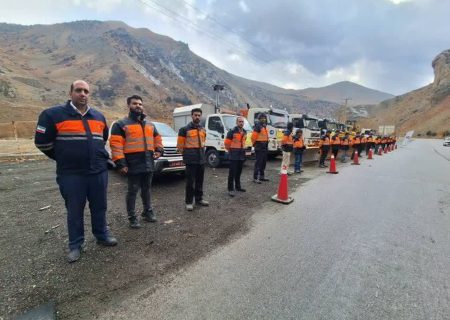 آماده‌باش راهداران البرزی در پی هشدار نارنجی هواشناسی