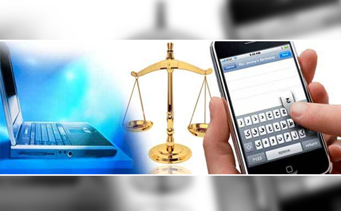 انجام خدمات الکترونیکی قضایی از طریق تلفن همراه