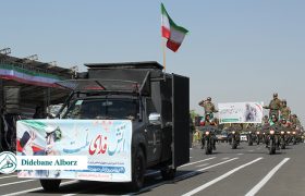 رژه نیروهای مسلح در استان البرز به مناسبت روز ارتش