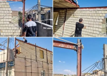 سه مورد ساخت و ساز مسکونی غیرمجاز در منطقه یک کرج تخریب شد