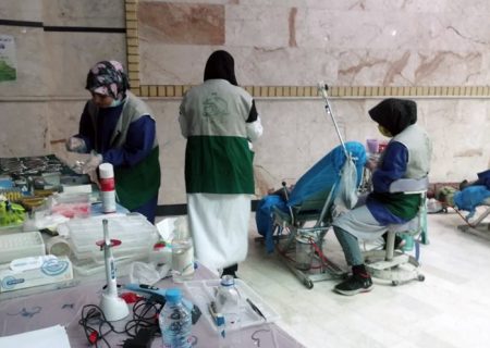 ارائه خدمات درمانی به ۱۵۹ مددجوی منطقه پیشاهنگی