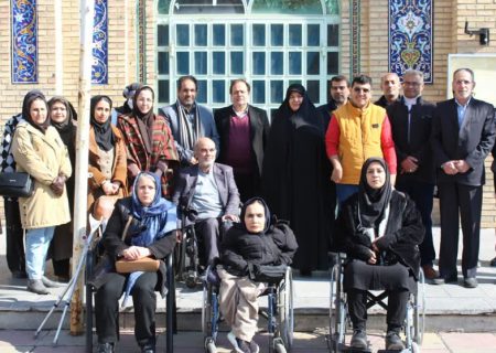 حضور افراد دارای معلولیت البرز پای صندوق های رای