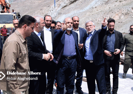 بازدید وزیر کشور از پروژه پل B1 و کنارگذر شمالی کرج