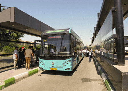 بهره برداری آزمایشی از بی آر تی کرج