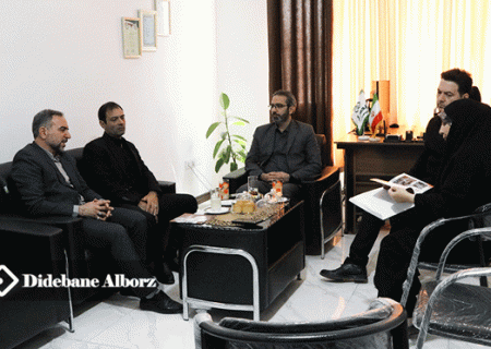 بازدید رئیس و اعضای شورای شهر کرج از دفتر پایگاه خبری دیده بان البرز