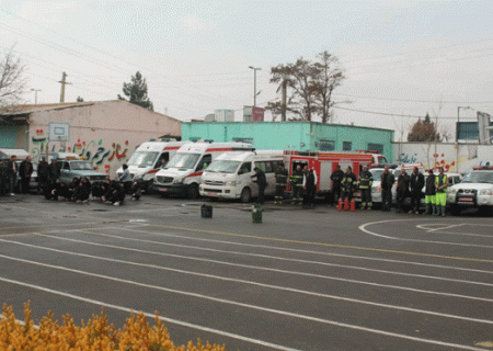 آشنایی دانش آموزان با سناریوی زلزله