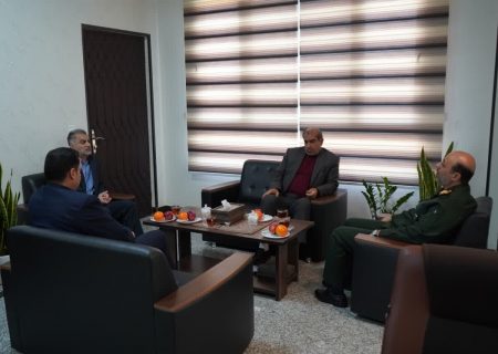 دیدار رئیس سازمان قضایی نیروهای مسلح البرز با مسئولان سپاه استان