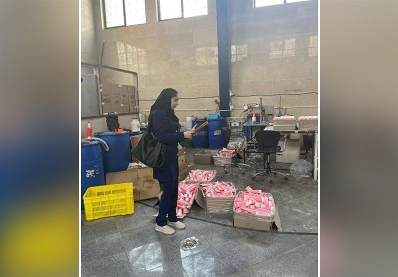 کشف کارگاه تولیدی غیرمجاز محصولات آرایشی و بهداشتی