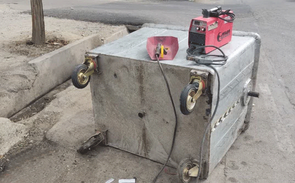 تعمیر و بازسازی سطل‌های زباله مکانیزه در ماهدشت