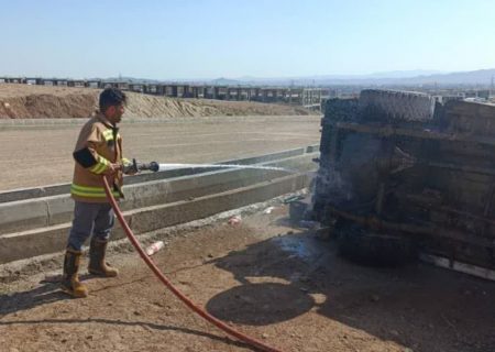 واژگونی خودروی پاترول در محور ماهدشت – کیانمهر