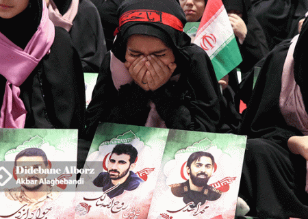 مراسم اربعین شهدای بشارت فتح در کرج